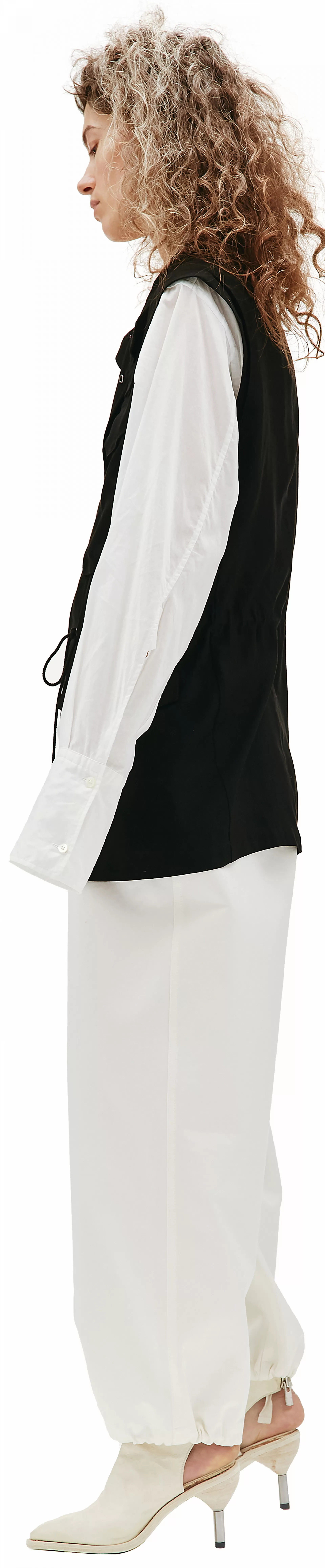 Shop Y's Black Rayon Vest