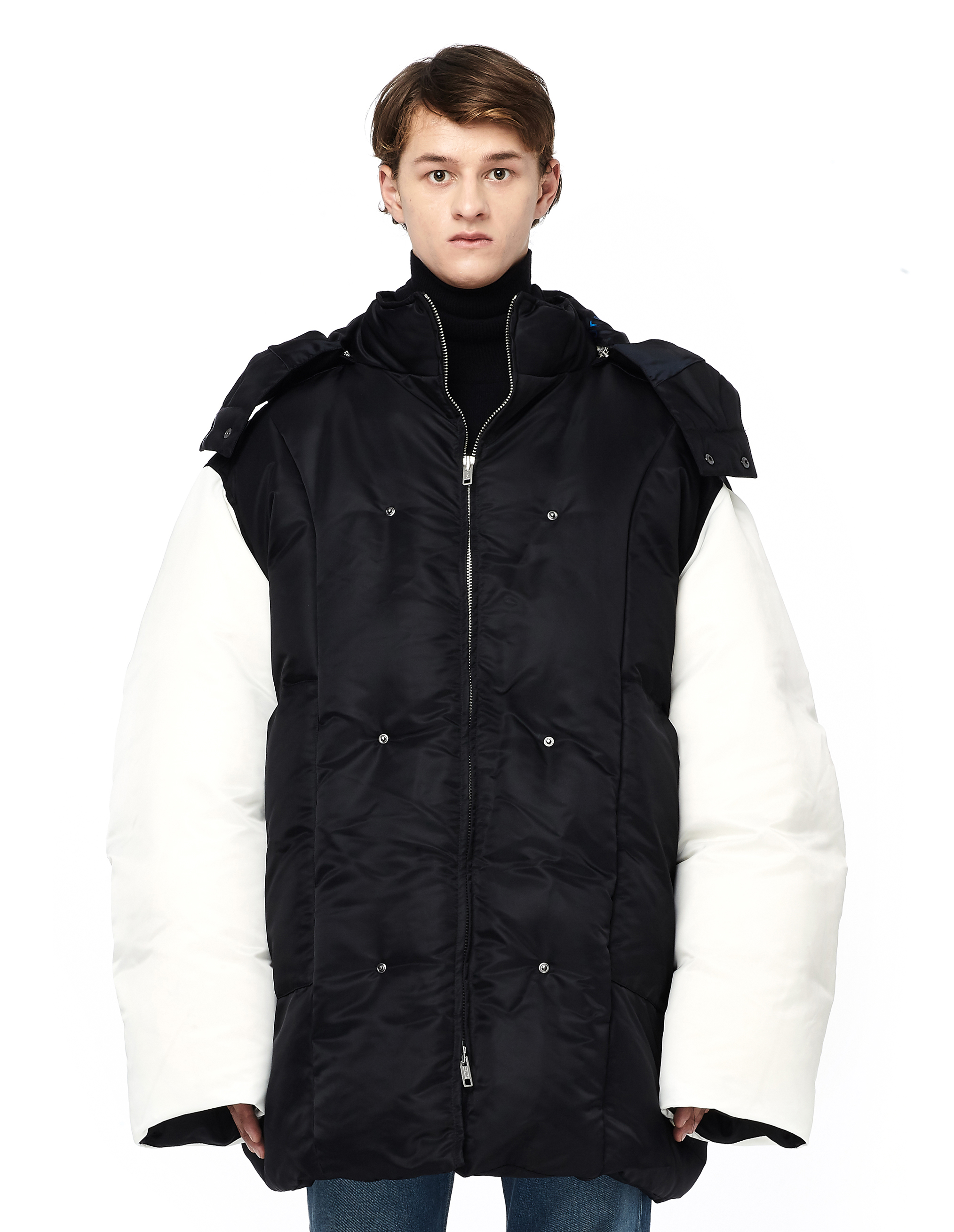 Raf Simons Oversized Puffer Jacket with Hood - Emanuel Cotton trousers