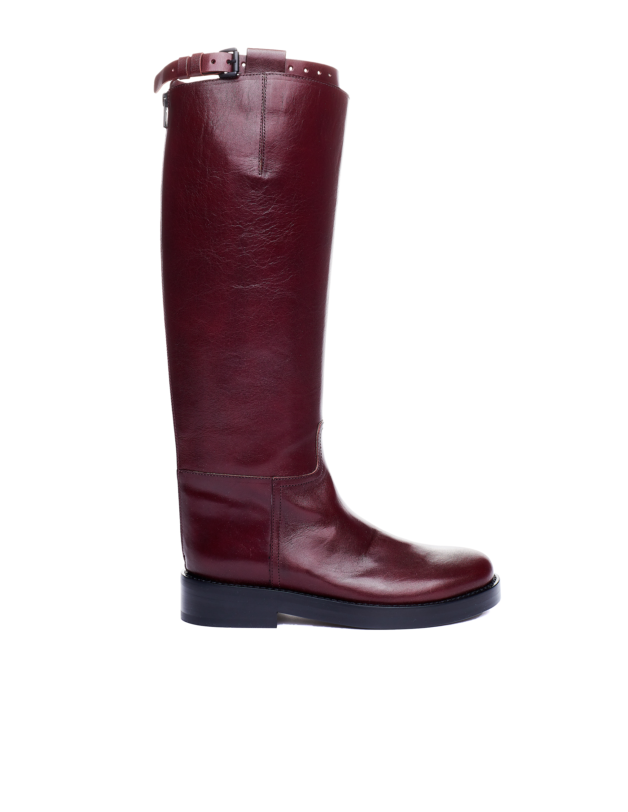 

Burgundy Leather Boots