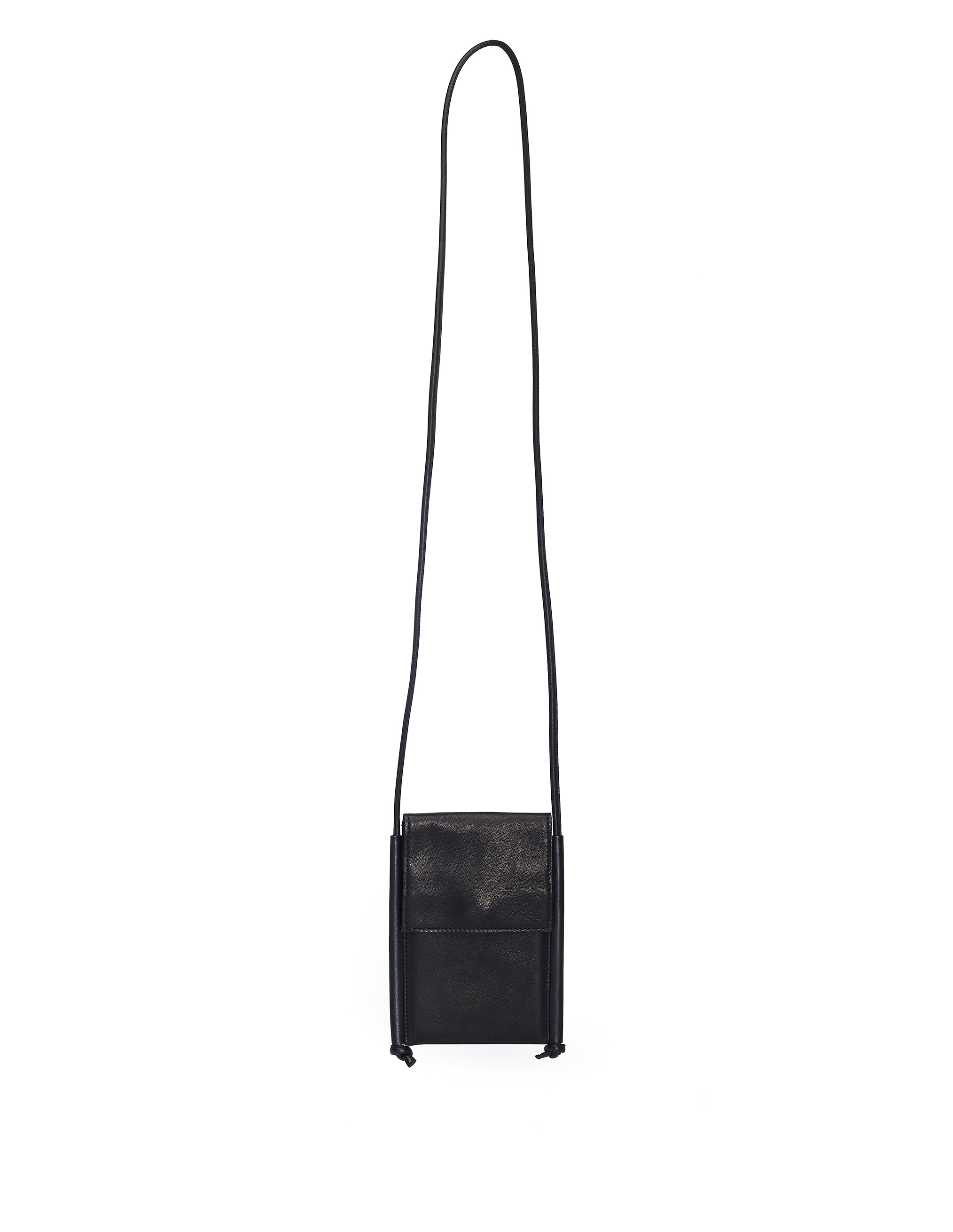 Yohji Yamamoto Black Leather Phone Case