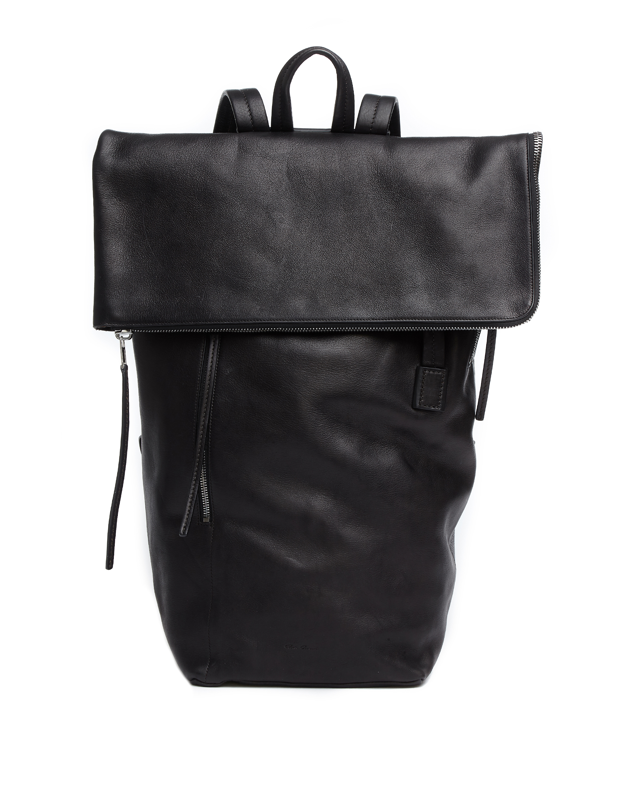 Rick Owens Leather Duffle Backpack - leather Classic boots