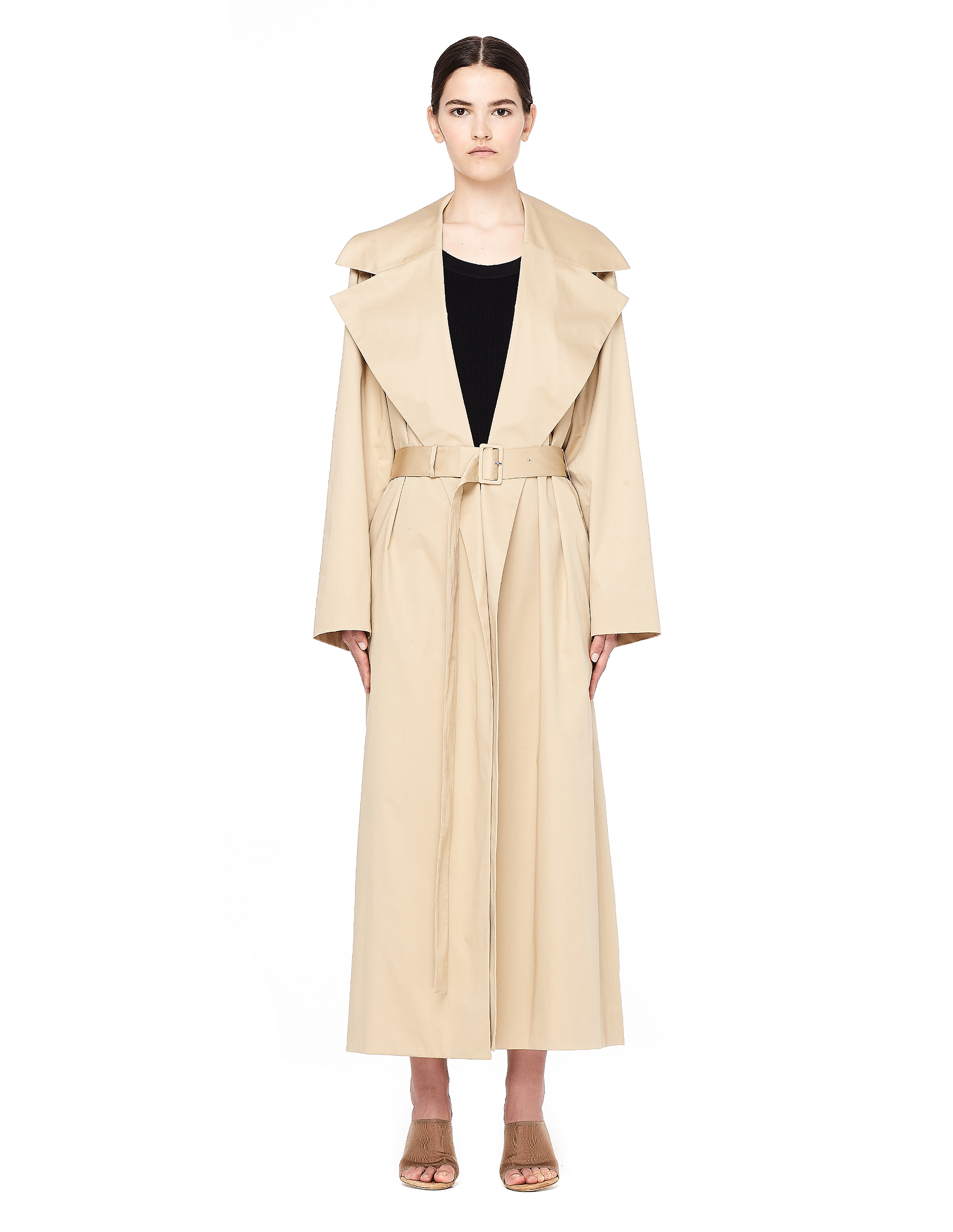 THE ROW BEIGE BELTED TRENCH COAT,3897W769