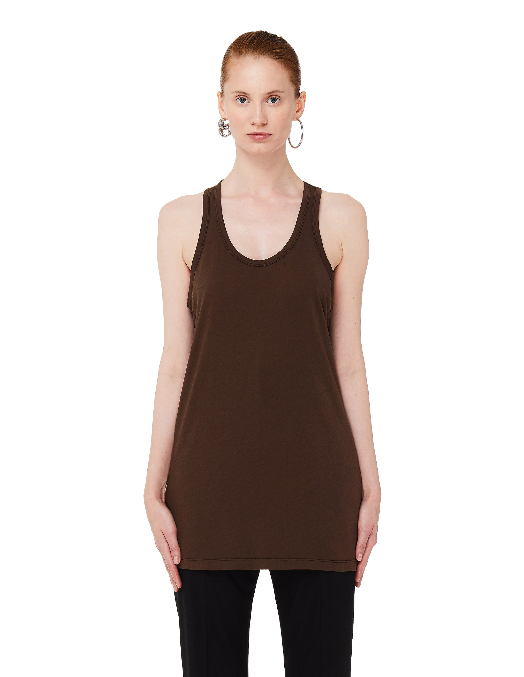 

Brown Cotton Top