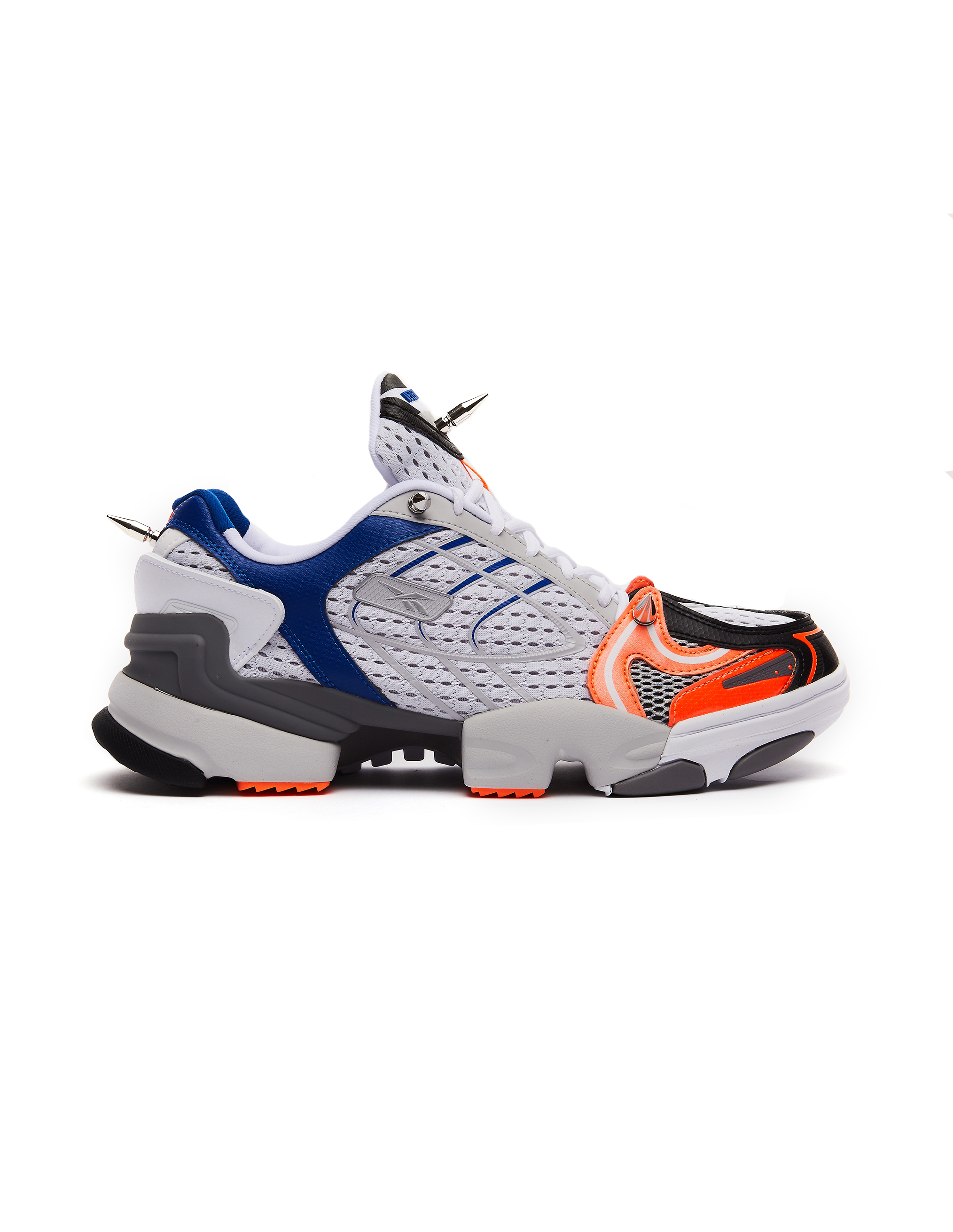 

Grey & Orange Spike Runner 400 Sneakers