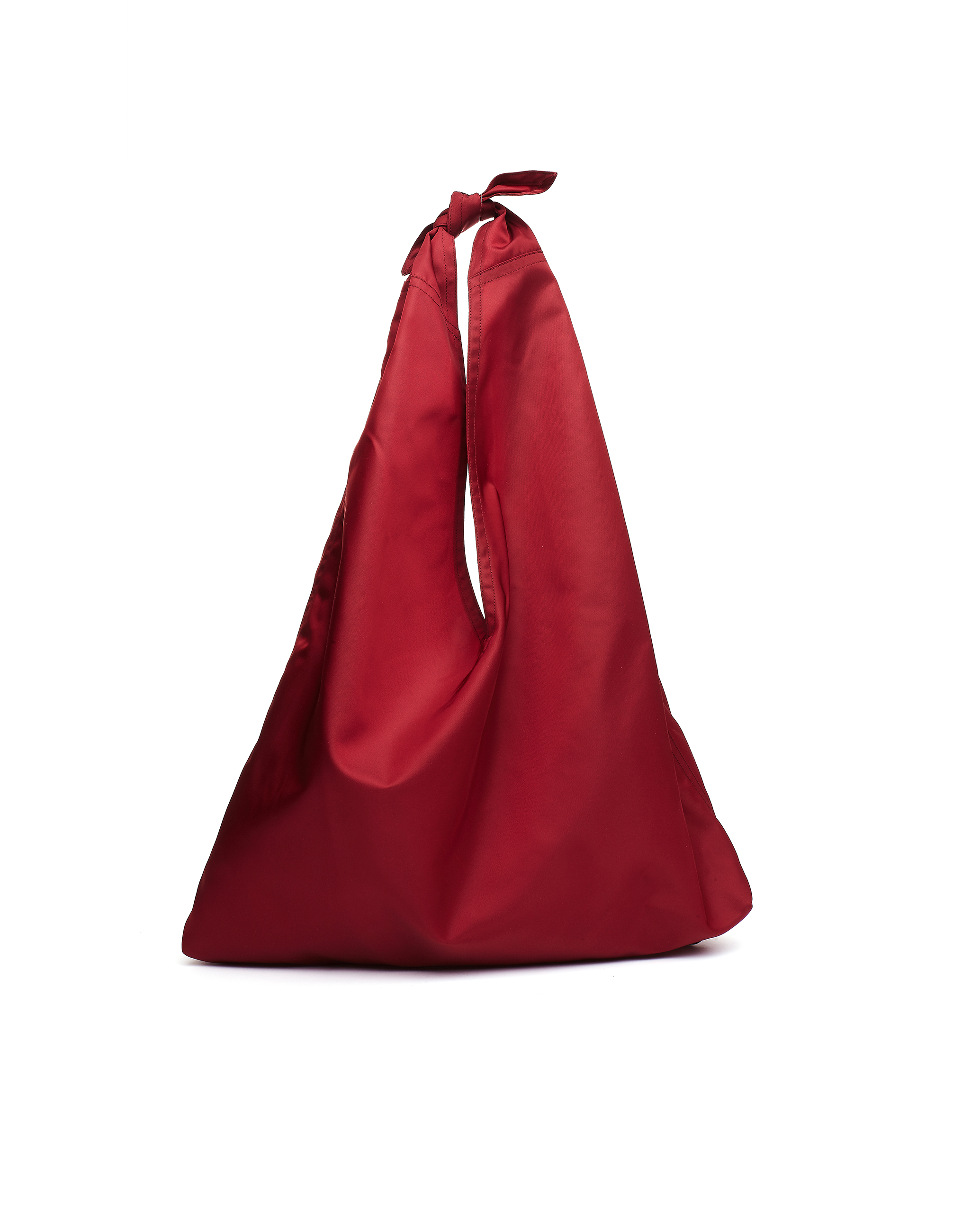 THE ROW BINDLE RED NYLON SHOPPING BAG,W1101W255/pomegranate
