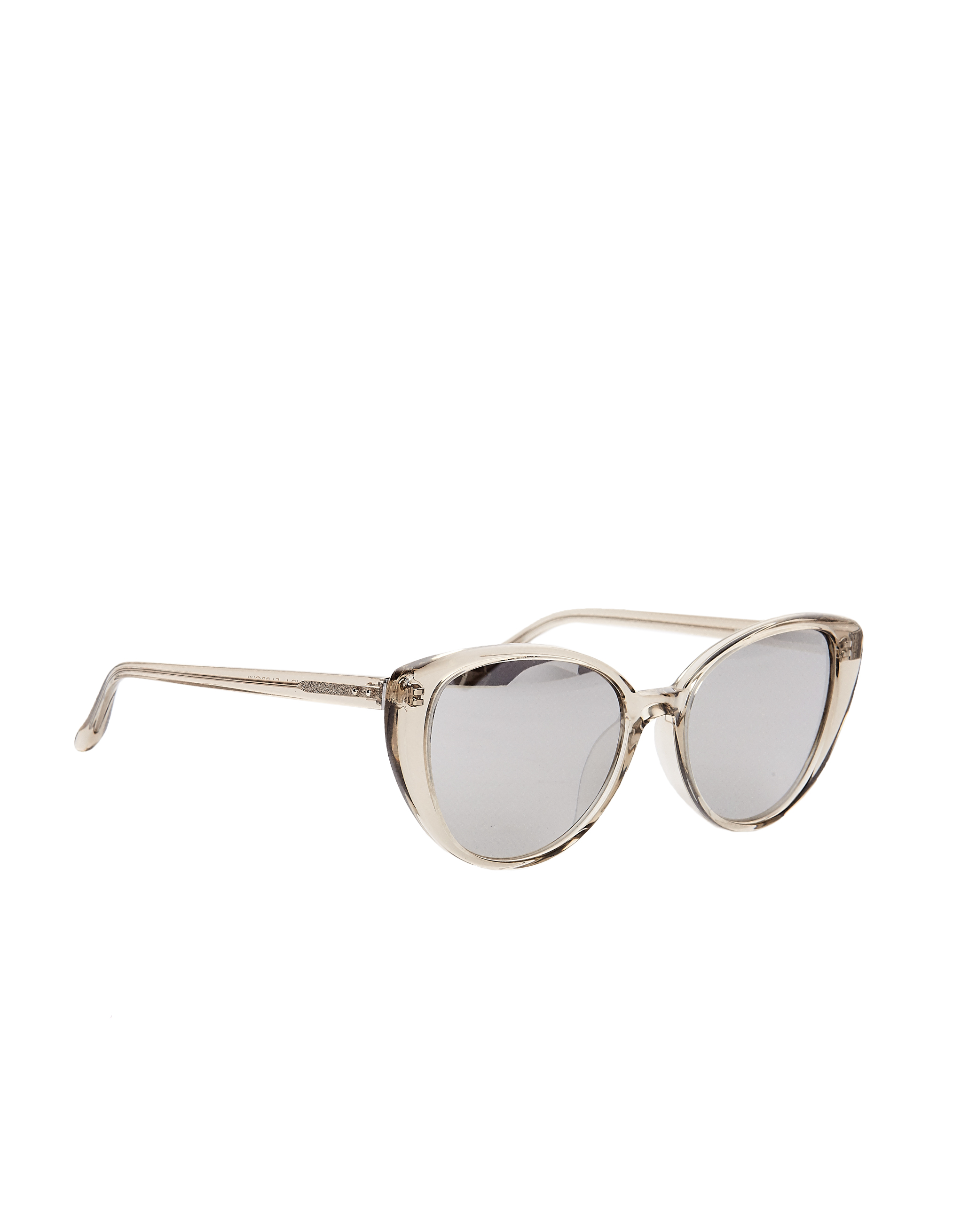 

Luxe Clear Cat Eye Sunglasses