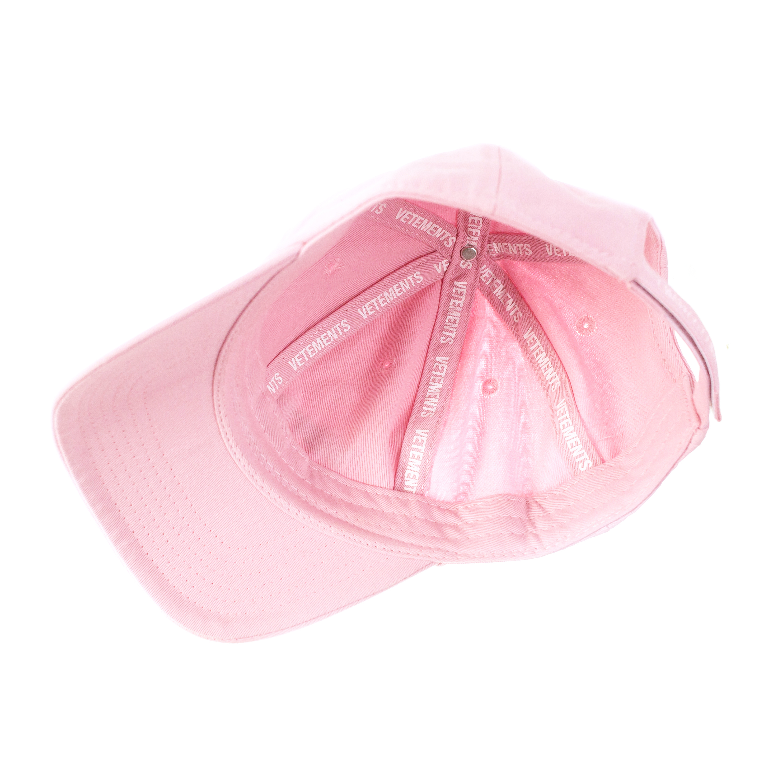 Pink Embroidered Haute Couture Cap