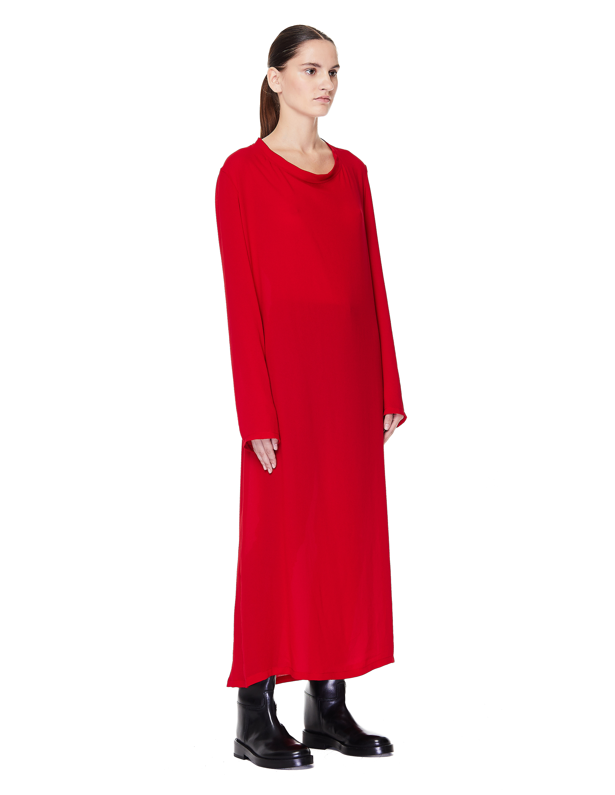 Ann Demeulemeester Red Maxi Dress