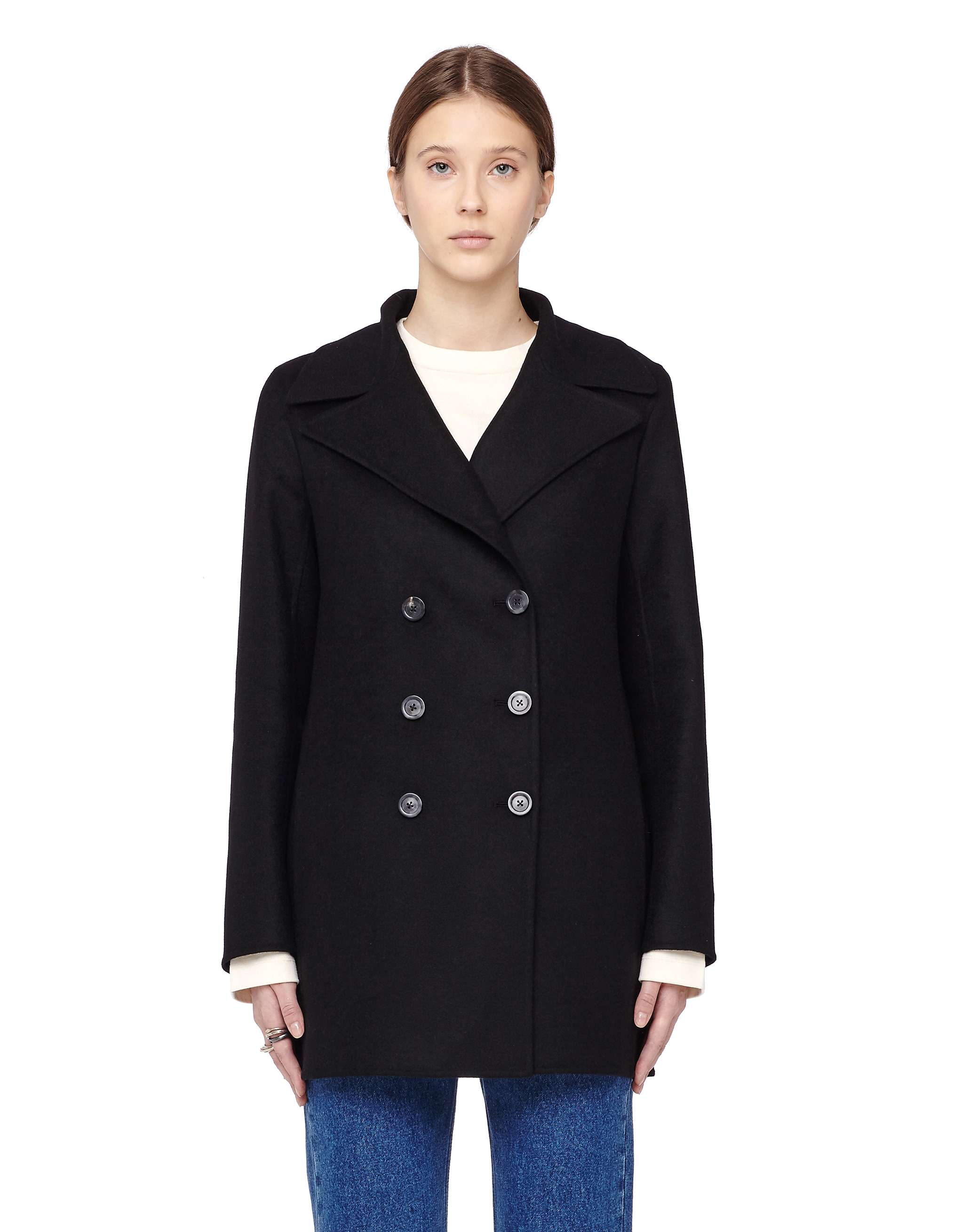 The Row | Zora wool and cashmere peacoat | SVMOSCOW.COM