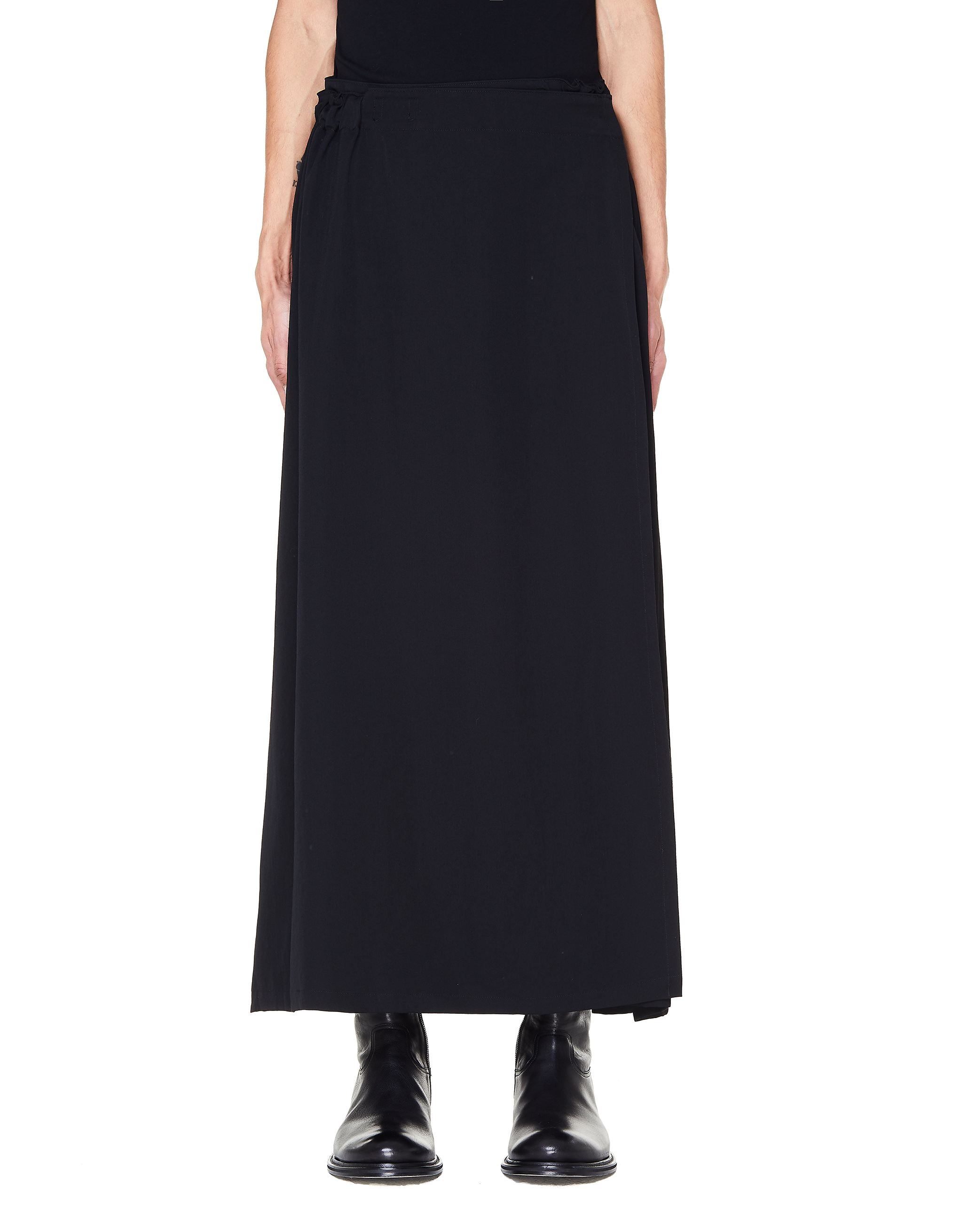 

Black Gabardine Wool Skirt