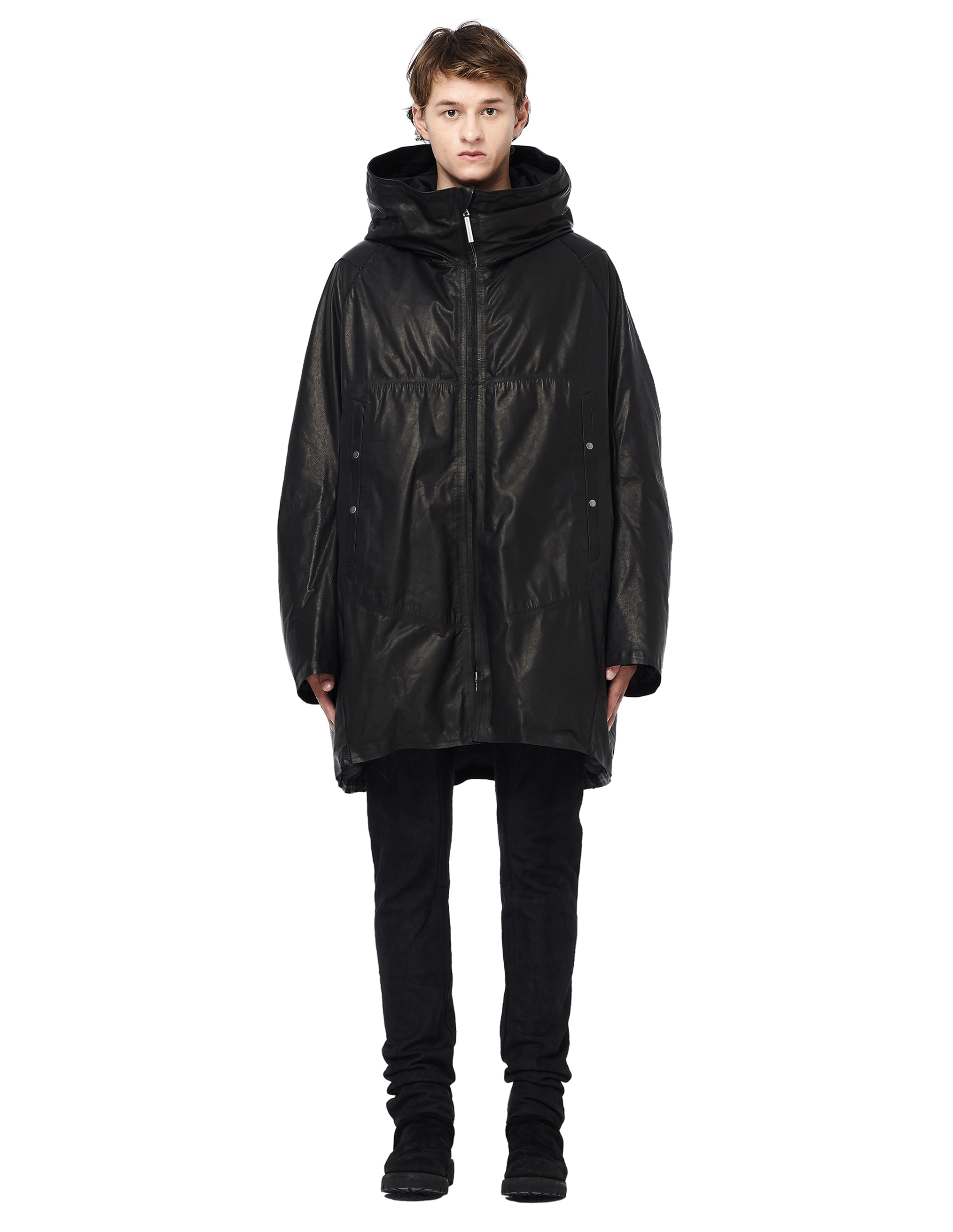 Isaac Sellam Down Leather Parka - leather Classic boots