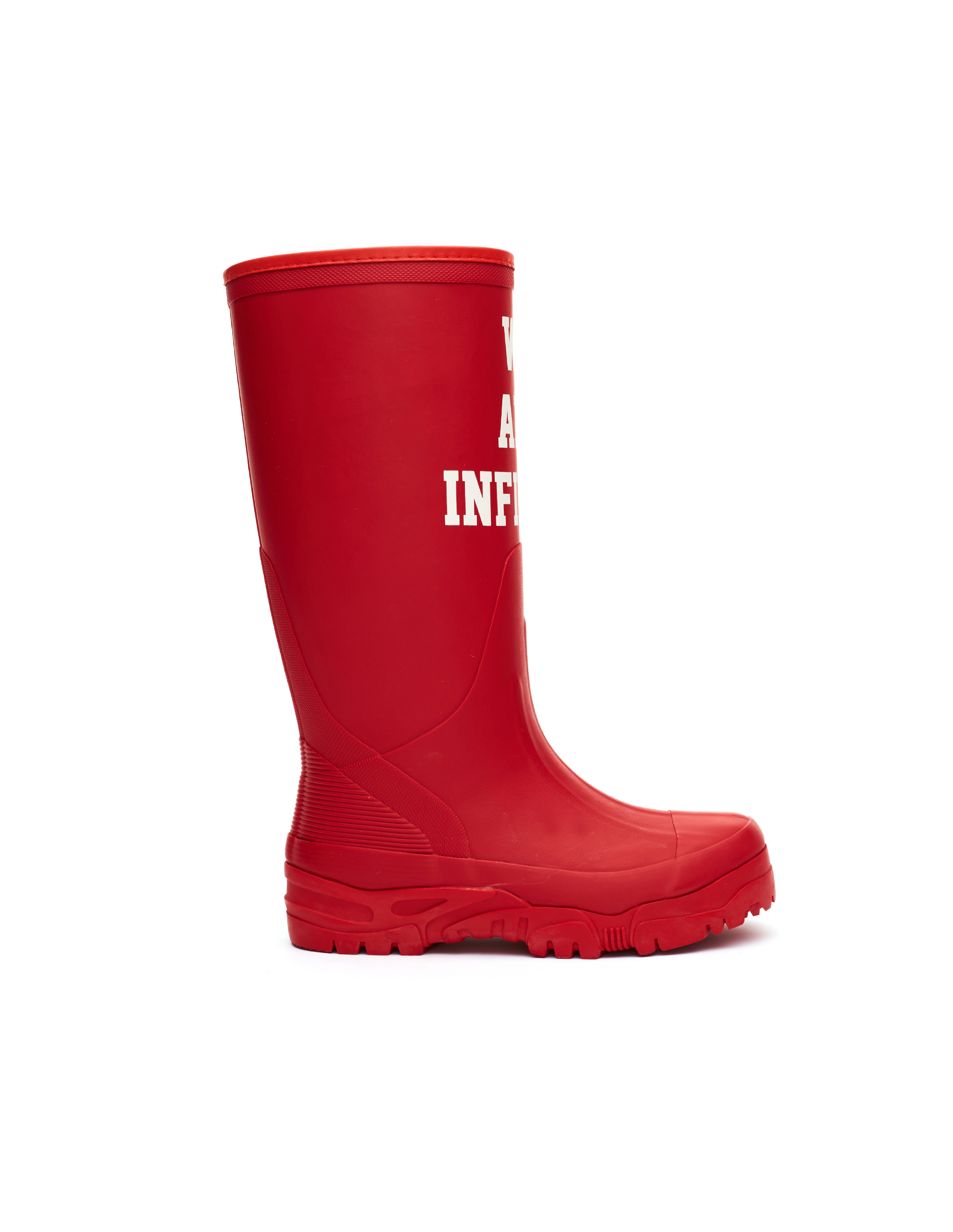 Undercover RED RUBBER BOOTS
