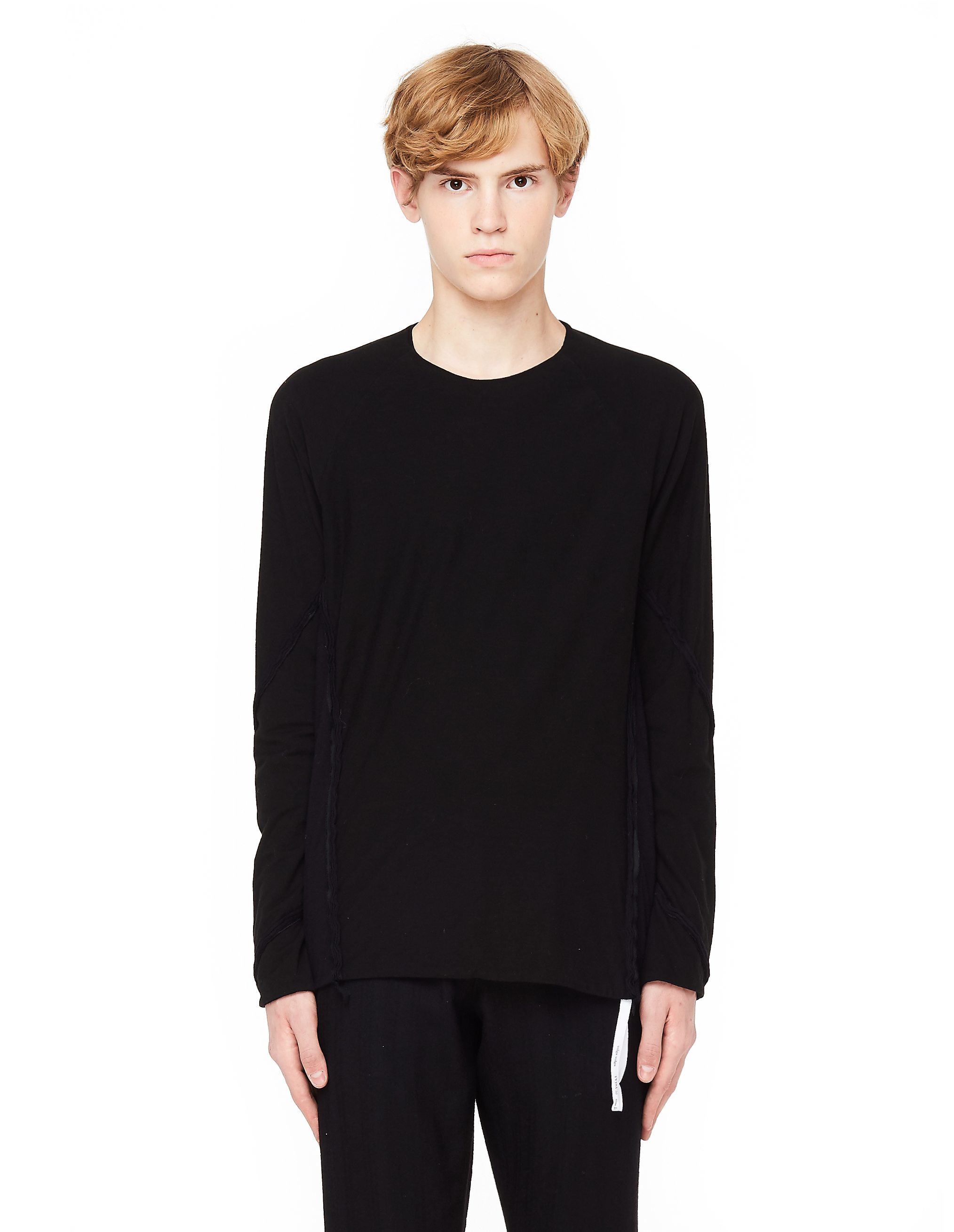 

Black Reversible Long Sleeve T-Shirt
