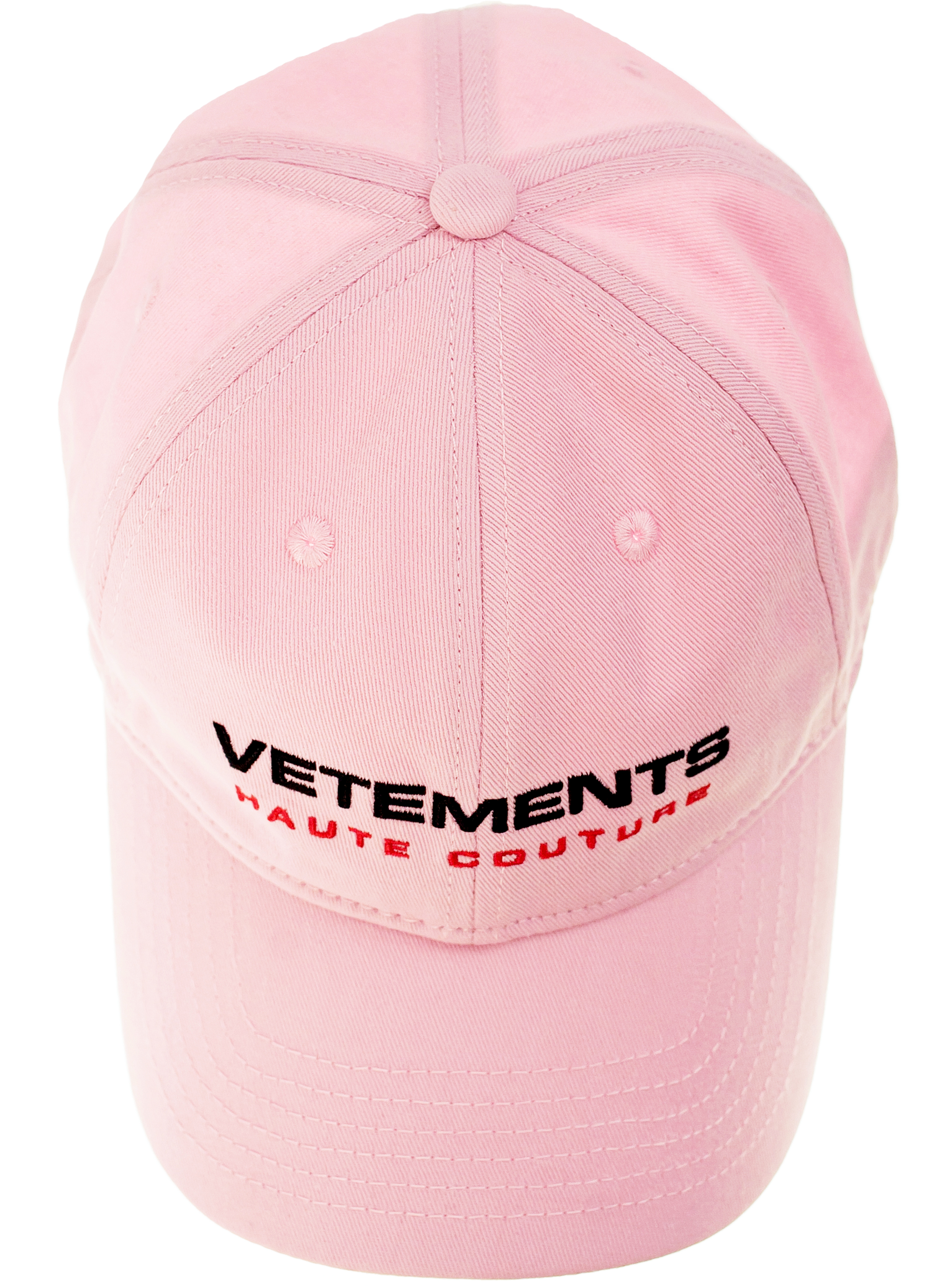 Pink Embroidered Haute Couture Cap