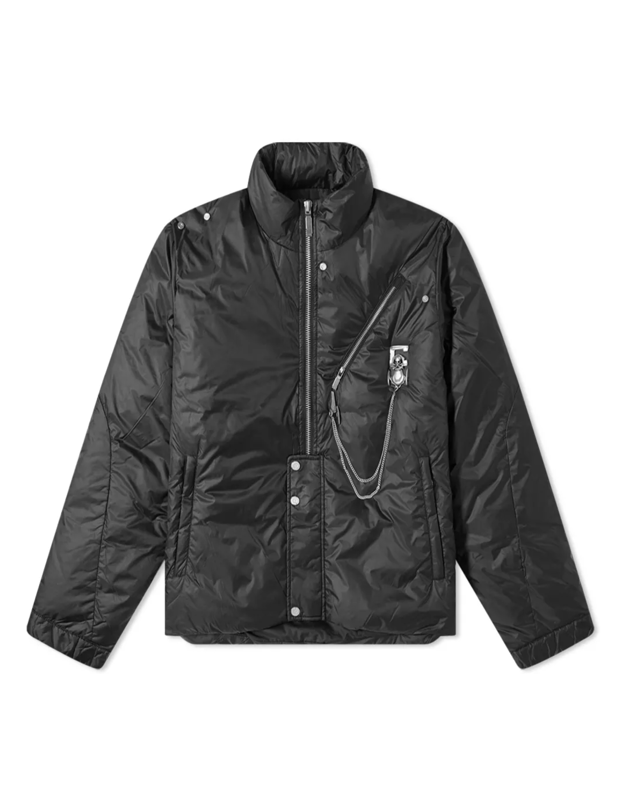 Mastermind X C2h4 Down Embroidered Jacket In Black