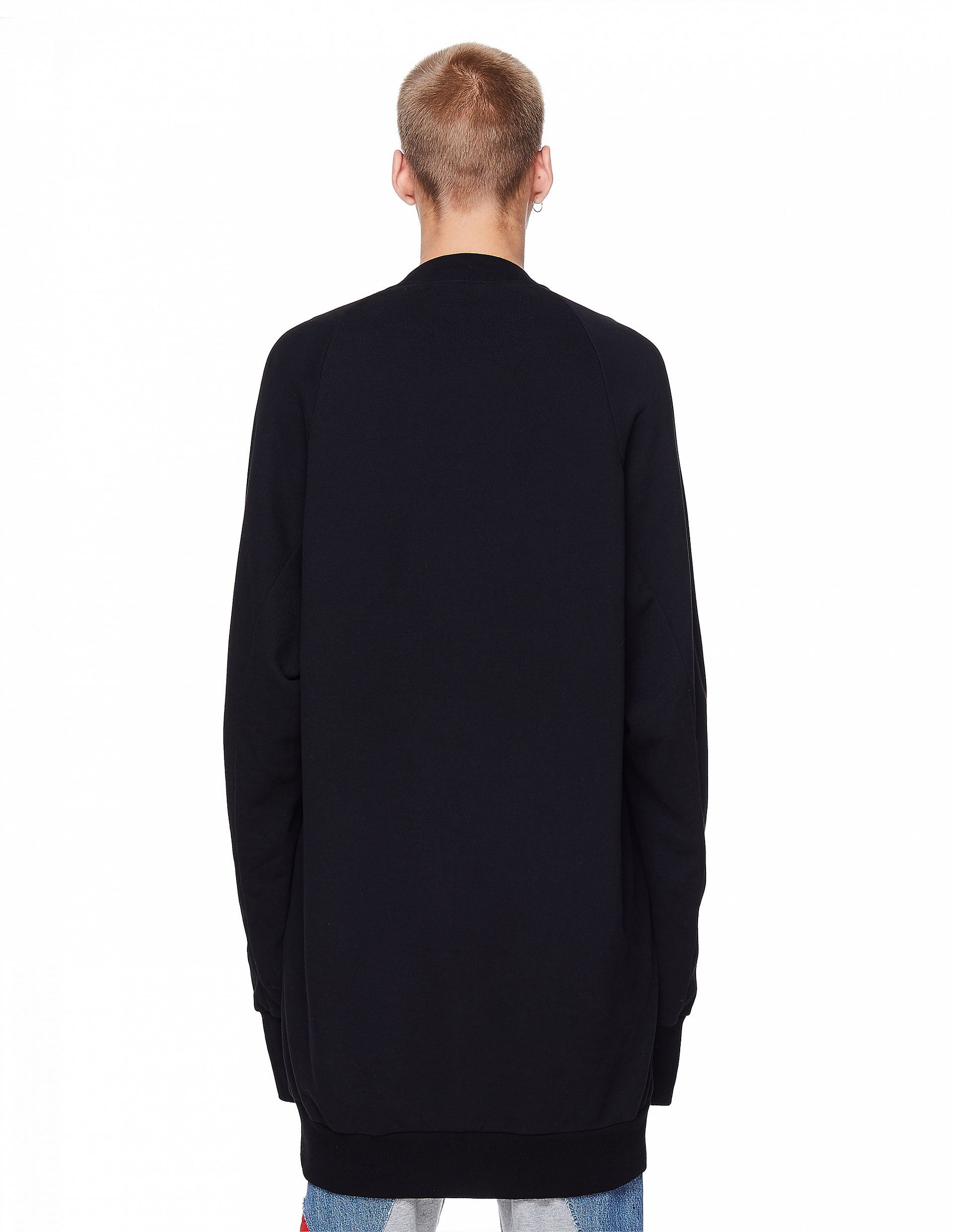 Buy Julius men black cotton long sweatshirt for $435 online on SVMOSCOW ...