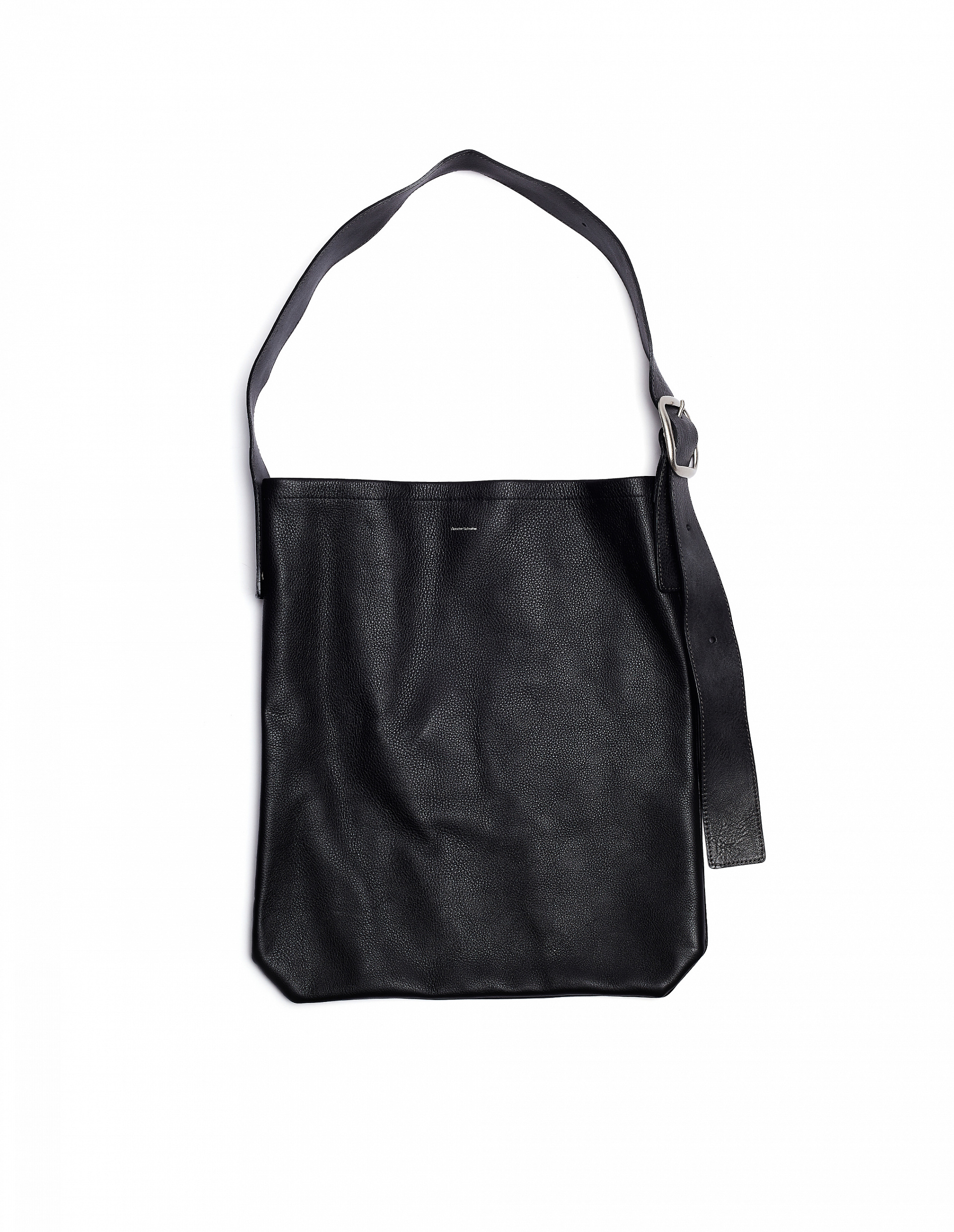 Buy Hender Scheme women black leather 'one side belt' bag for $600